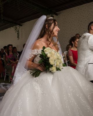 Vestido de novia blanco para boda