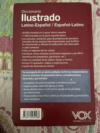 Diccionario Ilustrado Latín. Latino-Español/ Es...