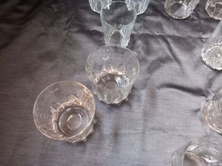 20 Vasos de cristal transparentes