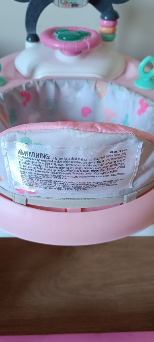 Andador Minnie Mouse bebé