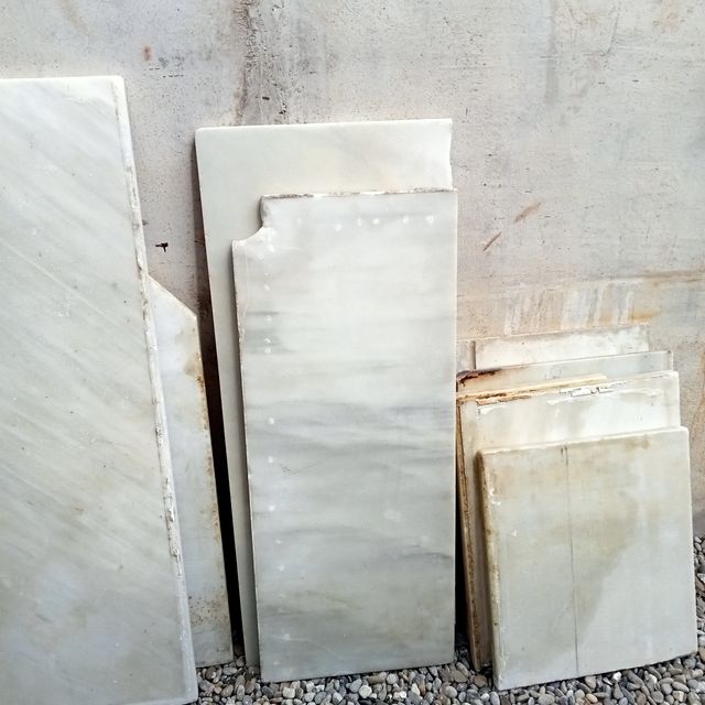 Losas Mármol Blanco - Decoración