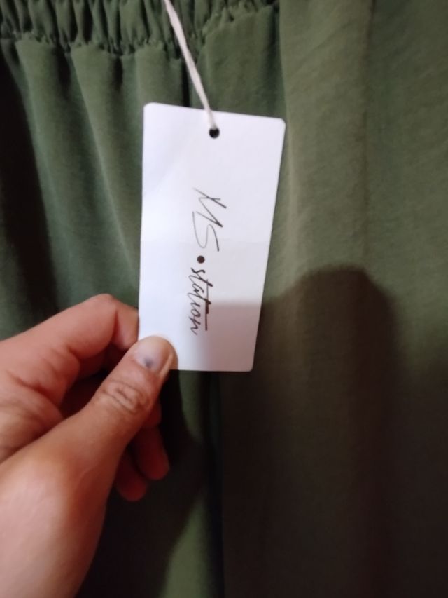 Pantalón Culotte Verde 