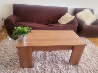 Mesa comedor + 4 sillas blancas