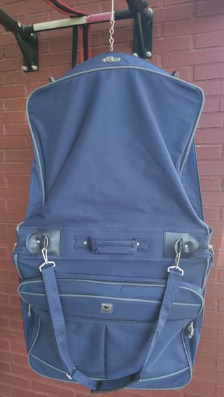 Bolsa Valisa porta trajes azul