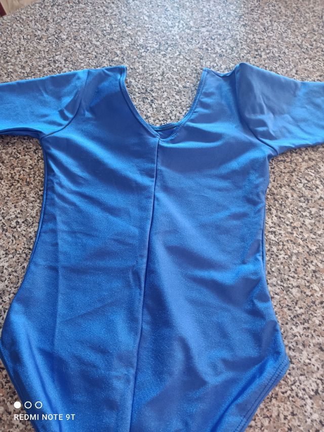 Malla gimnasia rítmica niña azul