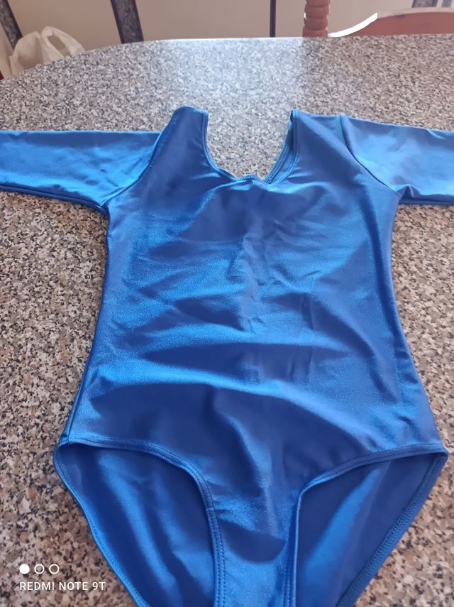 Malla gimnasia rítmica niña azul
