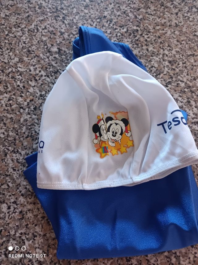 Malla gimnasia rítmica niña azul