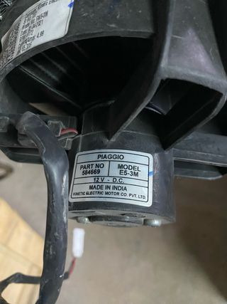 Ventilador Vespa E5-3M Piaggio