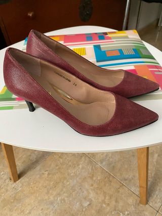 Zapatos tacón mujer - Piel - 36
