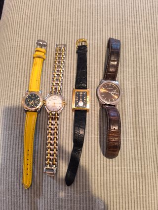 4 Relojes - Geneva, Gucci, Lotus