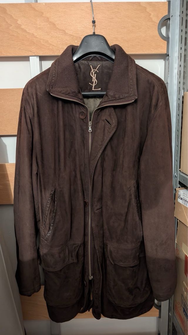Chaqueta Yves Saint Laurent marrón