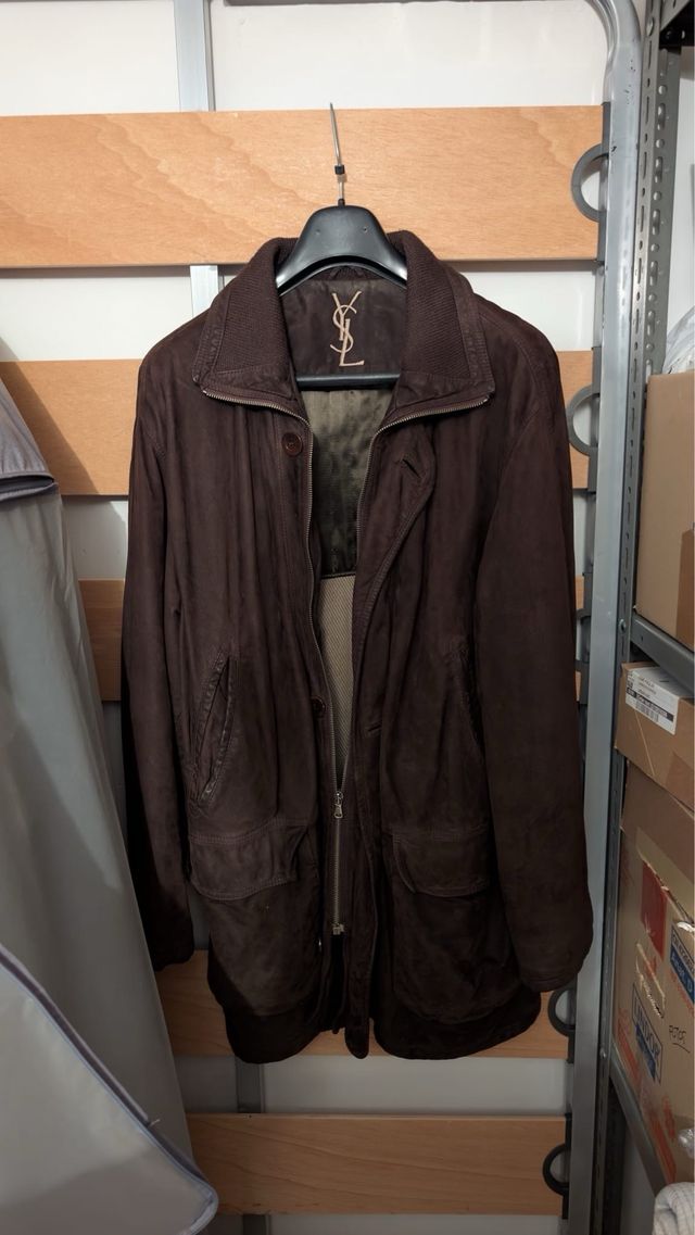 Chaqueta Yves Saint Laurent marrón