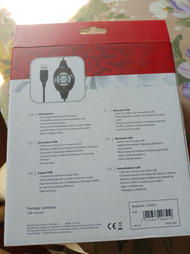 Auriculares con Micrófono USB