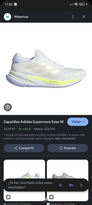 Adidas Supernova Ease W - Zapatillas running mujer