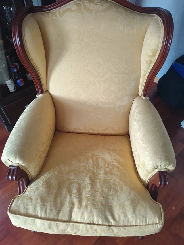 Butacas clásicas - Madera y tela  bien conservadas