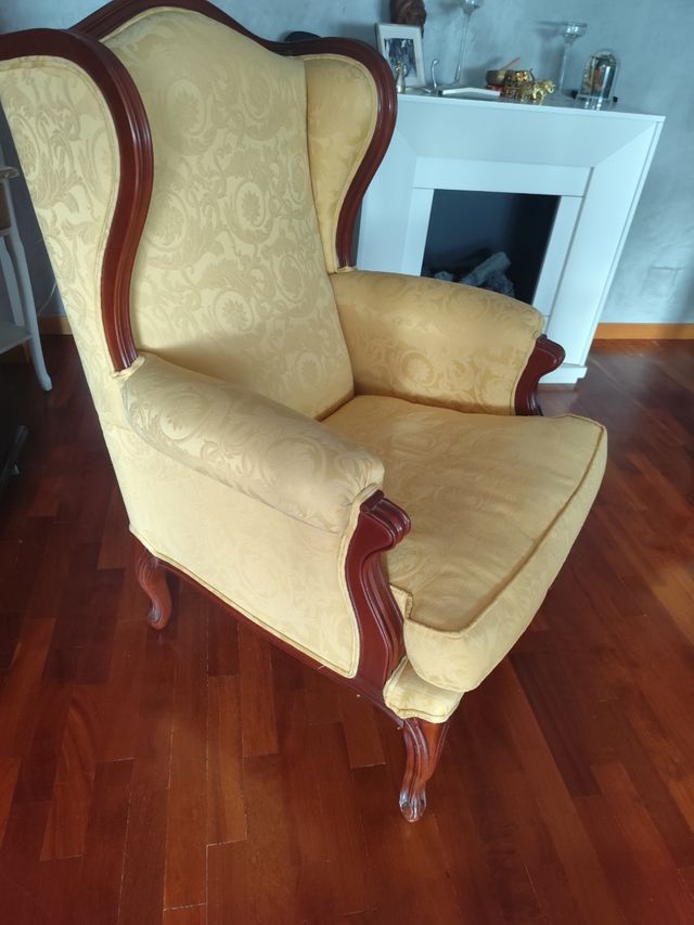 Butacas clásicas - Madera y tela  bien conservadas