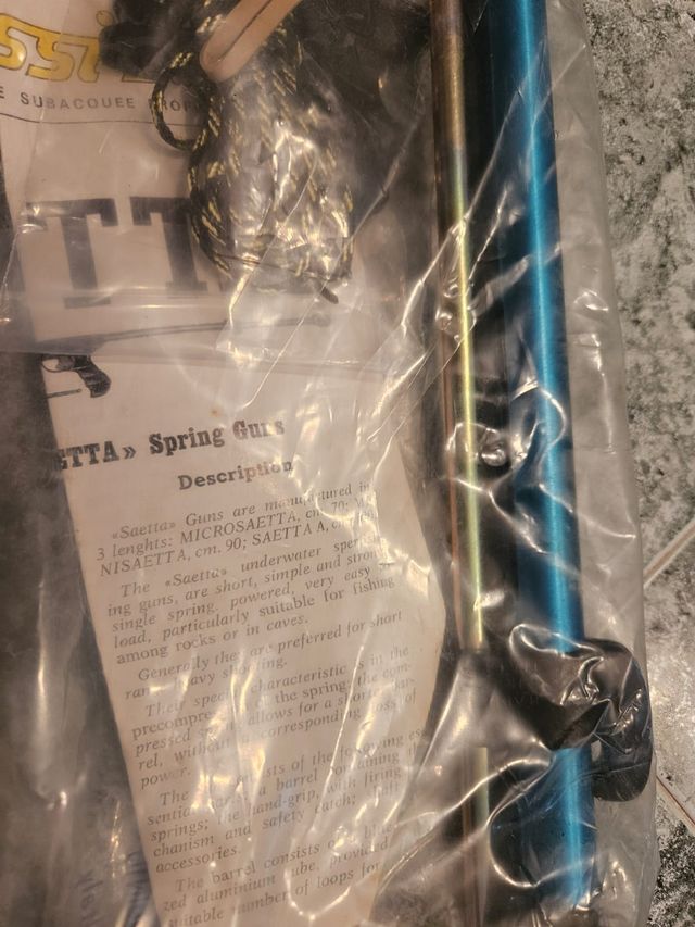 Fucile subacqueo Cressi-Sub vintage