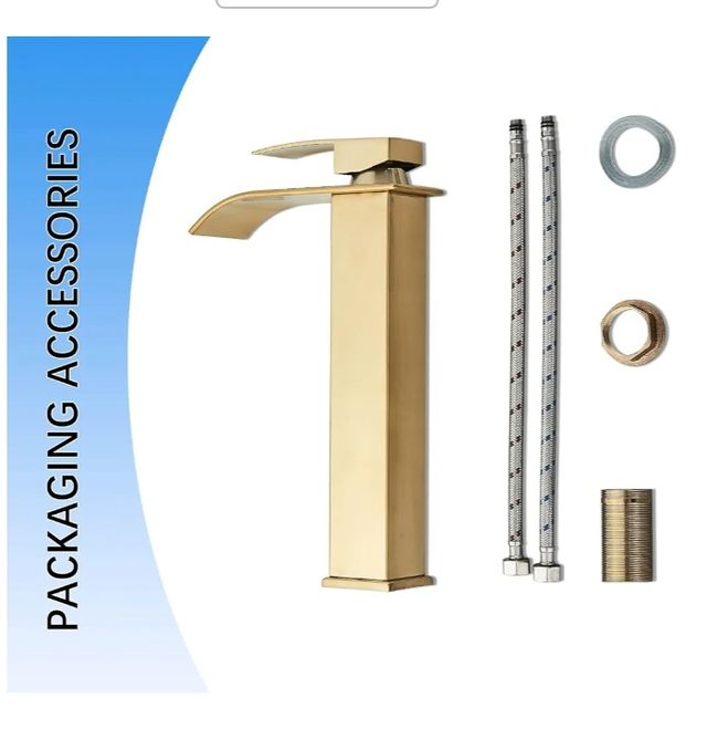 Grifo lavabo dorado - monomando NUEVO