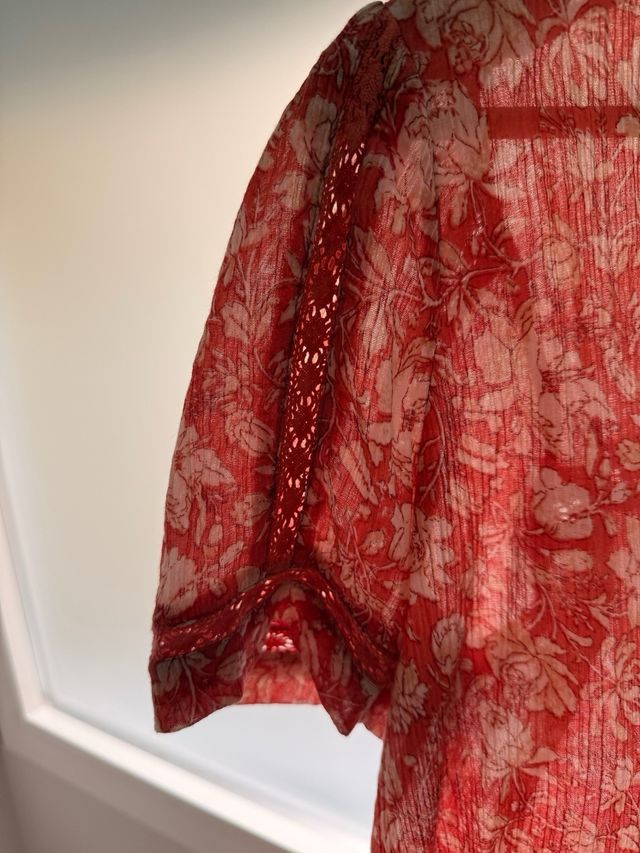 blusa flores mujer indi&cold. talla S/M