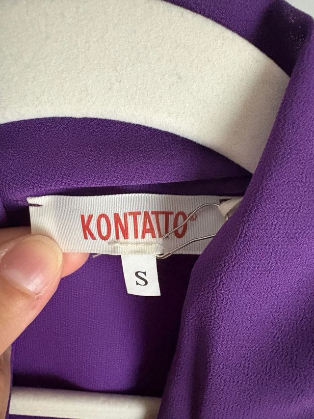 Blusa Kontatto viola Tg.S NUOVA