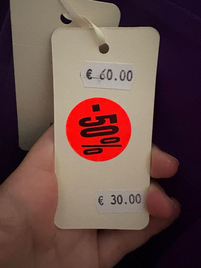 Blusa Kontatto viola Tg.S NUOVA