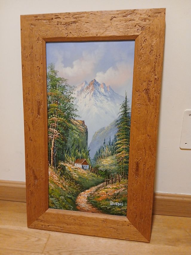 Cuadro paisaje montañoso