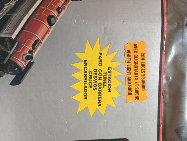 Tren eléctrico vintage