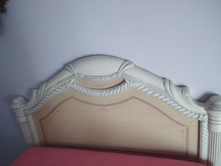 Dormitorio completo beige con cama 1.50m
