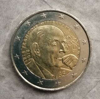 Moneda 2€ Francia 2016 Francois Mitterrand.