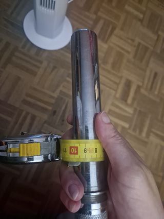 Barra corta Mancuerna para pesas - Barra cromada 