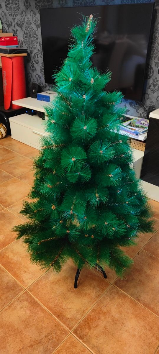 Árbol Navidad 120 cm pié de metal