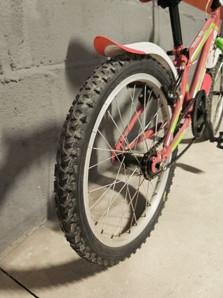 Bici niña 22".
