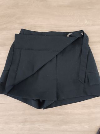 Falda pantalón negra