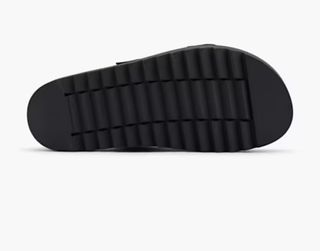 Sandalias tipo Birkenstock negras terciopelo - 36