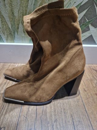 Botines Marrón Mujer - Tacon