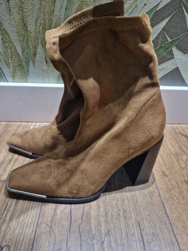 Botines Marrón Mujer - Tacon