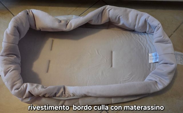 Set fodera esterna/interna/cappottina culla ingles