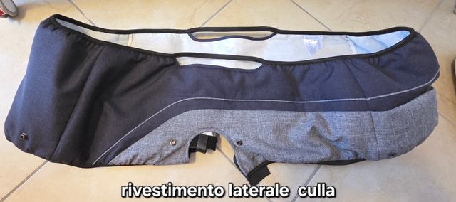 Set fodera esterna/interna/cappottina culla ingles