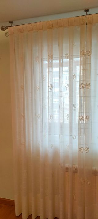 Cortinas beige