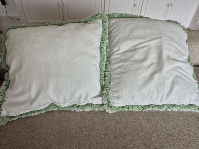 Dos fundas de cojin de Textura