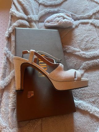 Sandalias Unisa Plata - Fiesta