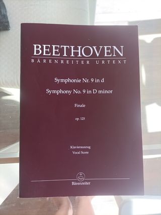 Partitura Beethoven Sinfonía No.9