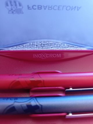 Bolígrafos FC Barcelona Inoxcrom