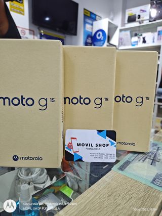 3x Motorola Moto G15 Beige