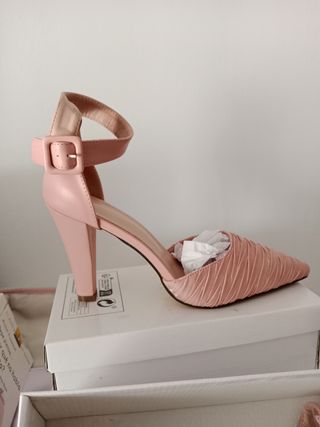 Tacones rosa palo - Elegantes