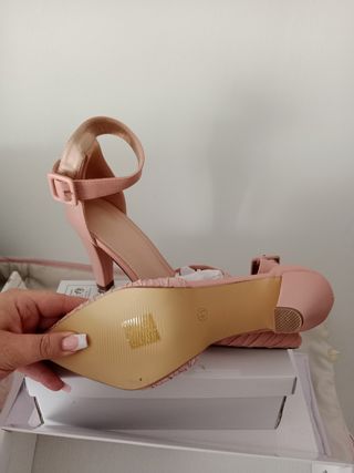 Tacones rosa palo - Elegantes