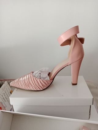 Tacones rosa palo - Elegantes