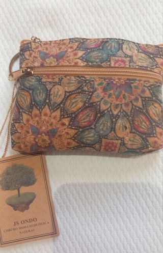 Monedero JS Ondo - Corcho Multicolor