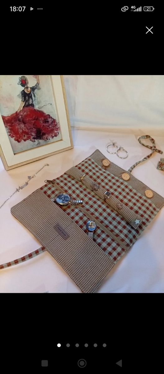 Joyero viaje artesanal