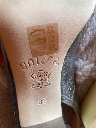 Unisa - Zapatos Plata Fiesta Mujer